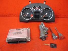 Audi TT Mk1 Juego de cerradura y set ECU del motor 8N0906018A