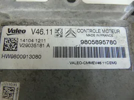 Peugeot 307 Unité de commande, module ECU de moteur 9805895780