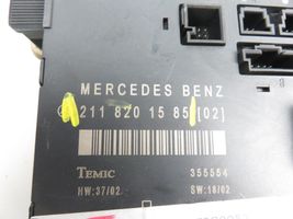 Mercedes-Benz E AMG W211 Unité de commande module de porte 