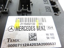 Mercedes-Benz E AMG W211 Module de contrôle carrosserie centrale 