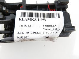 Toyota Corolla Verso E121 Klamka wewnętrzna drzwi przednich 