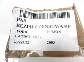 Ford Fusion Pas bezpieczeństwa fotela przedniego 2S6AA6194AD