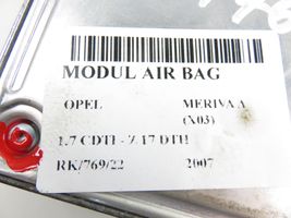 Opel Meriva A Module de contrôle airbag 