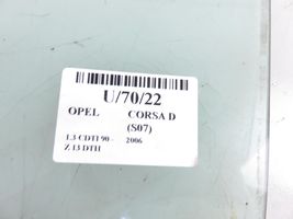 Opel Corsa D Luna/vidrio traseras 