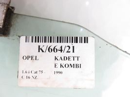 Opel Kadett E Vetro del finestrino della portiera posteriore 