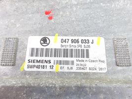 Skoda Fabia Mk1 (6Y) Sterownik / Moduł ECU 5WP4018112