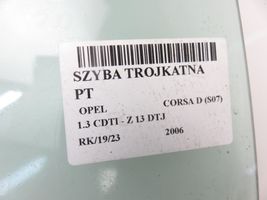 Opel Corsa D Galinis šoninis kėbulo stiklas 