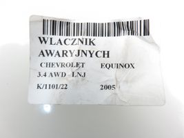 Chevrolet Equinox Hazard light switch 