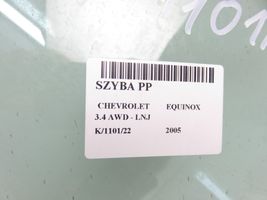 Chevrolet Equinox Front door window glass four-door 