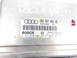 Audi A6 S6 C5 4B Moottorin ohjainlaite/moduuli 0281010496