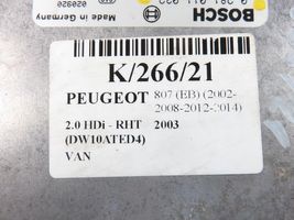 Peugeot 807 Sterownik / Moduł ECU 9646719180