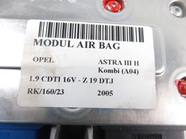 Opel Astra H Turvatyynyn ohjainlaite/moduuli 