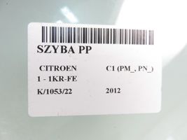 Citroen C1 Szyba drzwi przednich 