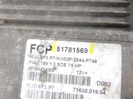 Fiat Punto (199) Calculateur moteur ECU 