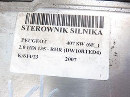 Peugeot 407 Sterownik / Moduł ECU 9663548180