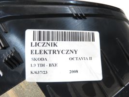 Skoda Octavia Mk2 (1Z) Compteur de vitesse tableau de bord A2C53144511