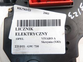 Opel Vivaro Tachimetro (quadro strumenti) 8200252450