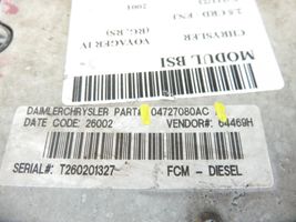 Chrysler Voyager Sicherungskasten komplett 04727080AC