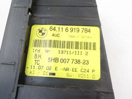 BMW 3 E46 Salona ventilatora regulēšanas slēdzis 