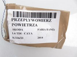 Skoda Fabia Mk2 (5J) Przepływomierz masowy powietrza MAF 5WK97023