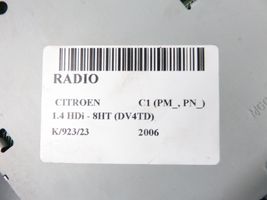 Citroen C1 Unité principale radio / CD / DVD / GPS 