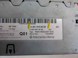 Mercedes-Benz R AMG W251 Unidad delantera de radio/CD/DVD/GPS 