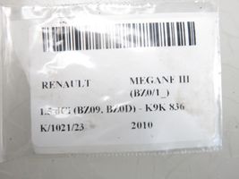 Renault Megane III Capteur de pression des gaz d'échappement H8200741321