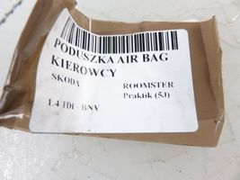 Skoda Roomster (5J) Poduszka powietrzna Airbag kierownicy 