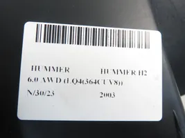 Hummer H2 Tiroir / boîte de rangement console centrale 