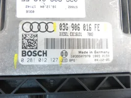 Audi A4 S4 B7 8E 8H Variklio valdymo blokas 0281012127