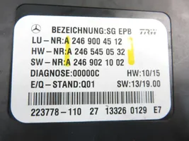 Mercedes-Benz CLA C117 X117 W117 Käsijarrun ohjainlaite 2469021002