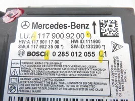 Mercedes-Benz CLA C117 X117 W117 Module de contrôle airbag 0285012055