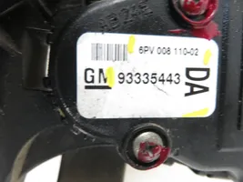 Opel Meriva A Pédale d'accélérateur 93335443