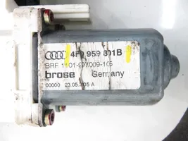 Audi A6 S6 C6 4F Mécanisme de lève-vitre avec moteur 