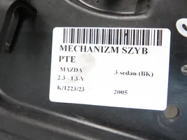 Mazda 3 I Mécanisme lève-vitre de porte arrière avec moteur 