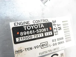 Toyota Yaris Engine control unit/module 