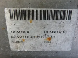 Hummer H2 Couvre-soubassement avant 