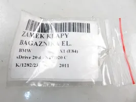 BMW X1 E84 Zamek klapy tylnej / bagażnika 