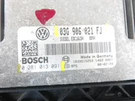 Volkswagen Golf Plus Variklio valdymo blokas 0281013091