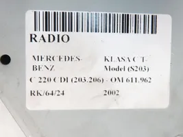 Mercedes-Benz C AMG W203 Radio / CD/DVD atskaņotājs / navigācija 