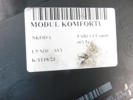 Skoda Fabia Mk1 (6Y) Sterownik / Moduł komfortu 5DK00812901