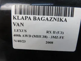 Lexus RX 300 Takaluukun/tavaratilan kansi 