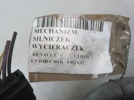 Renault Clio II Mechanizm wycieraczek szyby przedniej / czołowej 8200027621