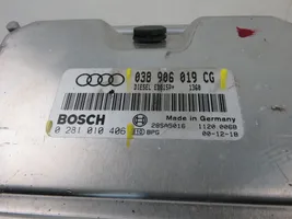 Audi A4 S4 B6 8E 8H Moottorin ohjainlaite/moduuli 0281010406