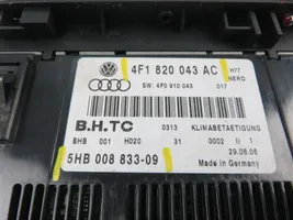 Audi A6 S6 C6 4F Interruttore ventola abitacolo 5HB00883309