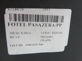 Mercedes-Benz Vito Viano W639 Priekšējais pasažiera sēdeklis 