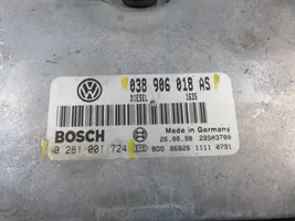 Volkswagen PASSAT B5 Moottorin ohjainlaite/moduuli 0281001724
