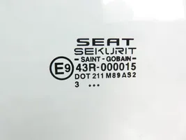 Seat Ibiza III (6L) Front door window glass four-door 