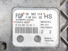 Opel Zafira B Engine control unit/module 5WK9460