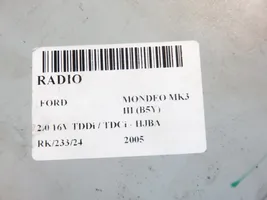 Ford Mondeo Mk III Radio/CD/DVD/GPS head unit 